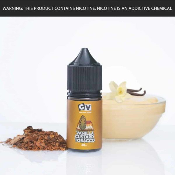 CV VANILLA CUSTARD TOBACCO salt